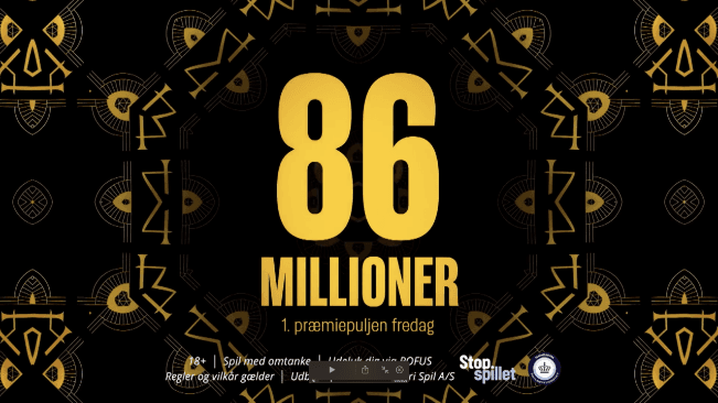 Danske Spil social media advertisement version