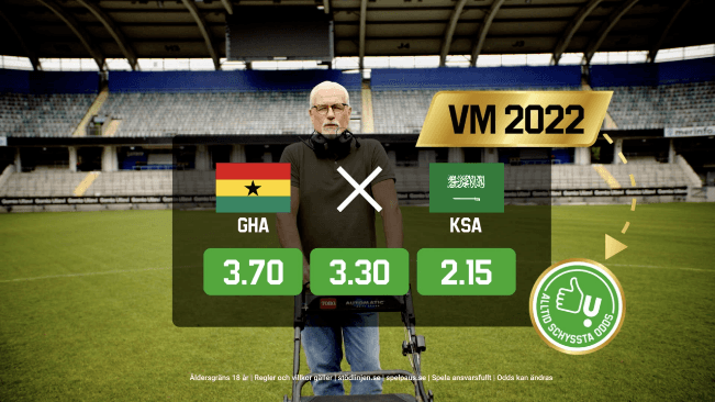 Unibet outro variation - VM 2022 GHA vs KSA
