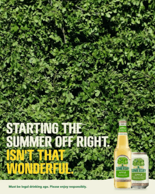 Somersby social media asset - English version